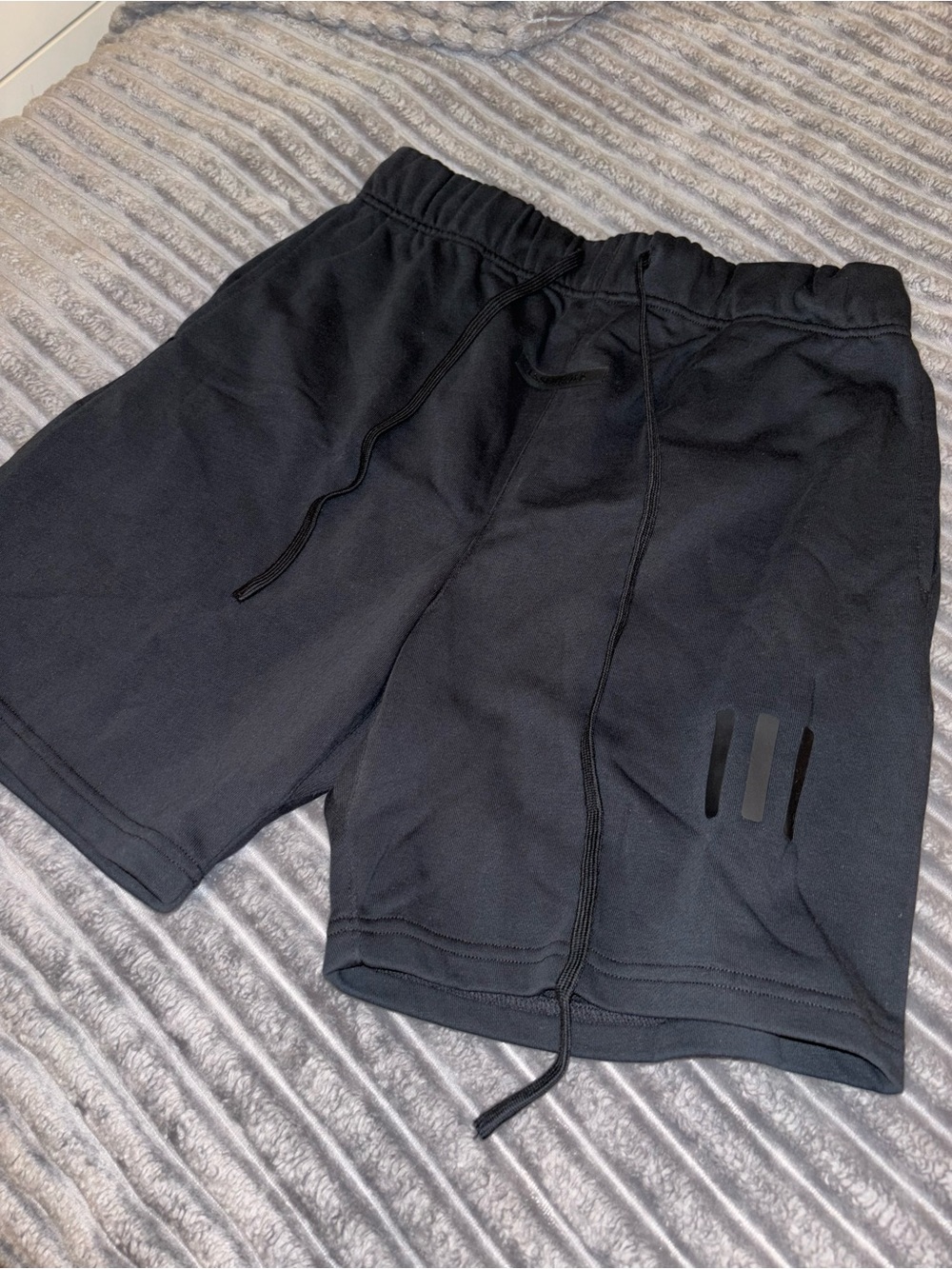 Essentials Black Men's Athletic Drawstring Shorts